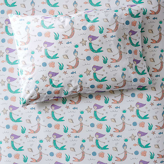 Organic Sea Life Pillowcase