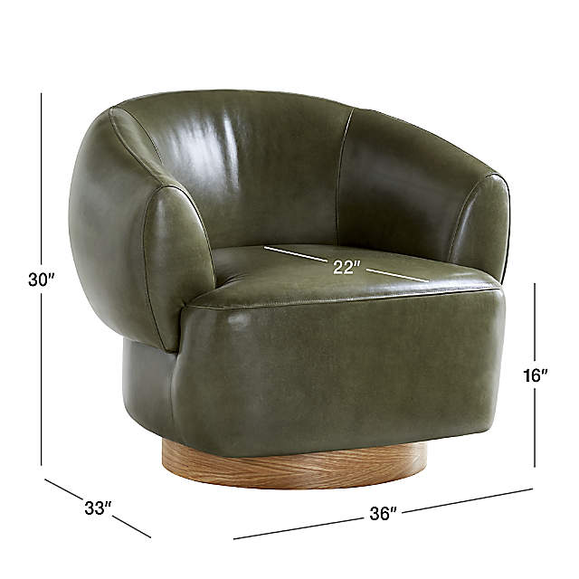 crate and barrel merrick swivel chair