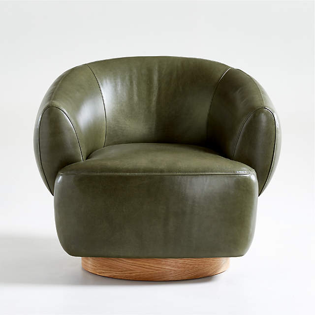 Merrick Leather Swivel Chair Reviews, Leather Swivel Club Chairs
