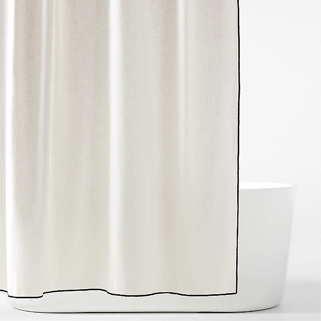 Pebble Matelasse White Shower Curtain Pebble Matelassé White Shower Curtain | Crate & Barrel Canada