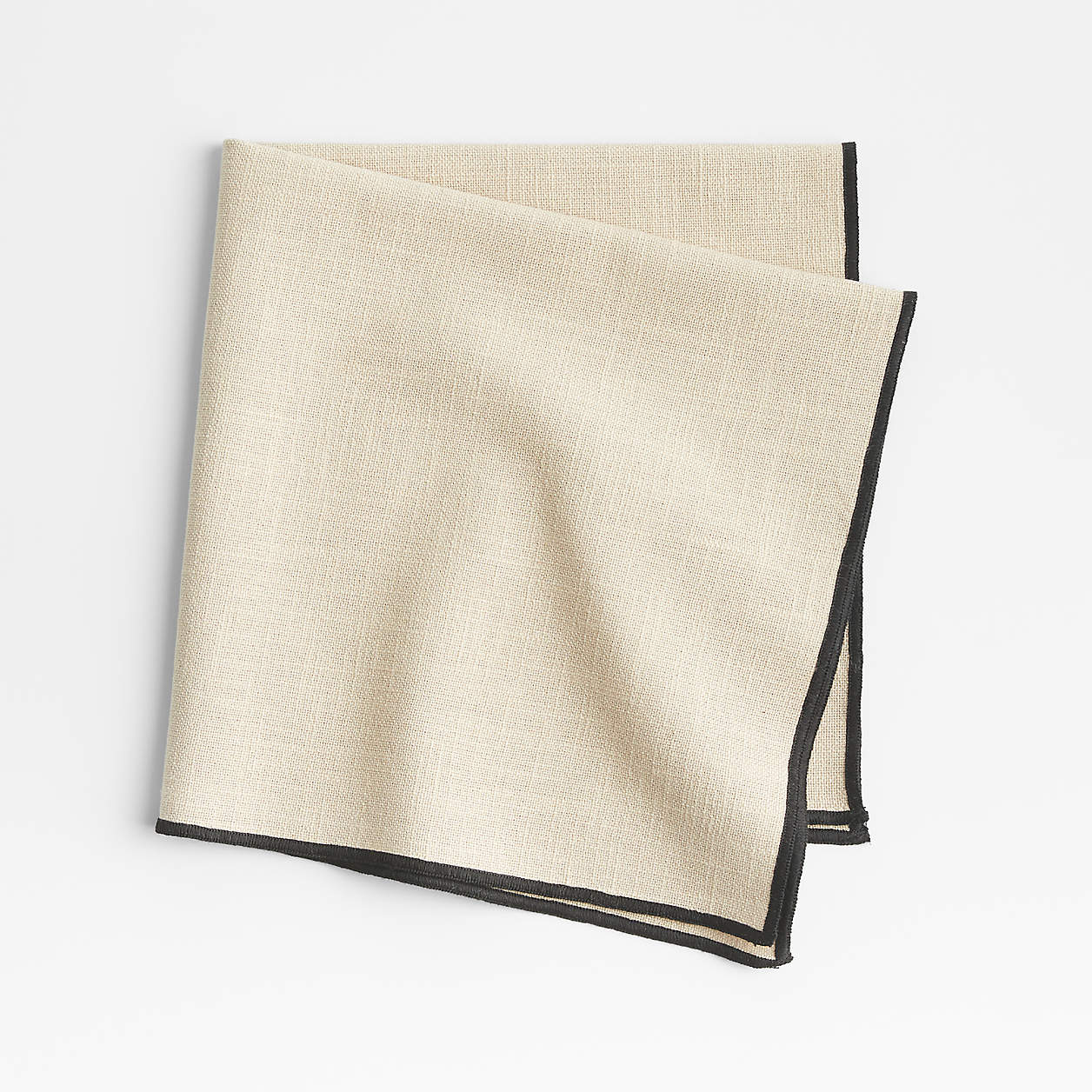 Merrow-Stitch Warm Natural Organic Cotton Napkin.