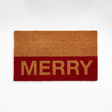 View Merry Red Christmas Doormat 18"x30" details
