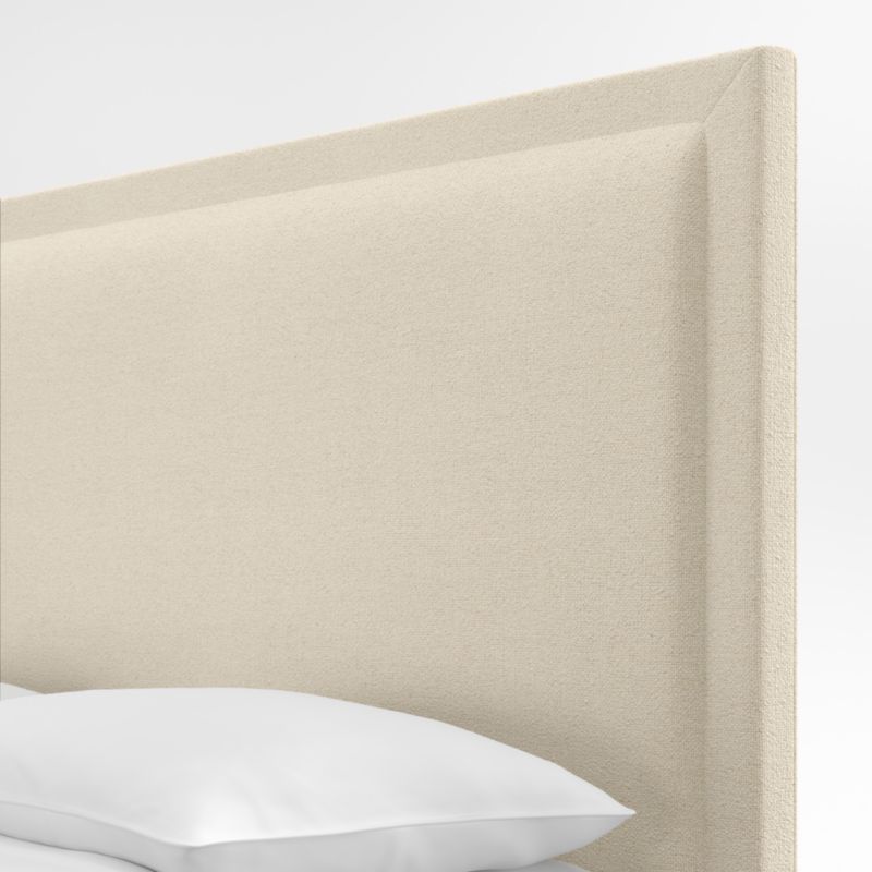 Meraux 56" Ivory Upholstered Queen Headboard - image 4 of 5