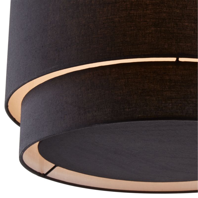 Meryl Arc Brass Floor Lamp with Black Shade - image 10 of 14