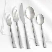 Mesa Mirror 20-Piece Flatware Set + Reviews | Crate & Barrel