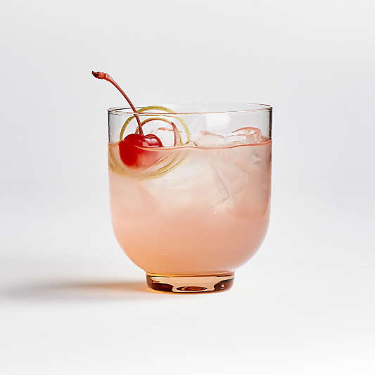 Mesa Pink Double Old-Fashioned Glass