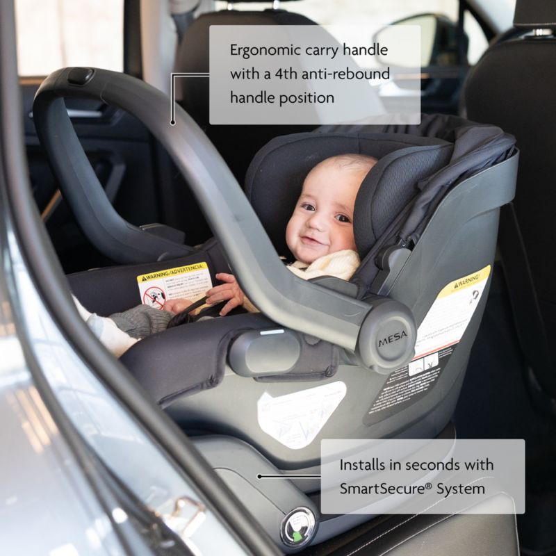 UPPAbaby ® Mesa V3 Ada Sandstone Melange Infant Car Seat - image 3 of 7
