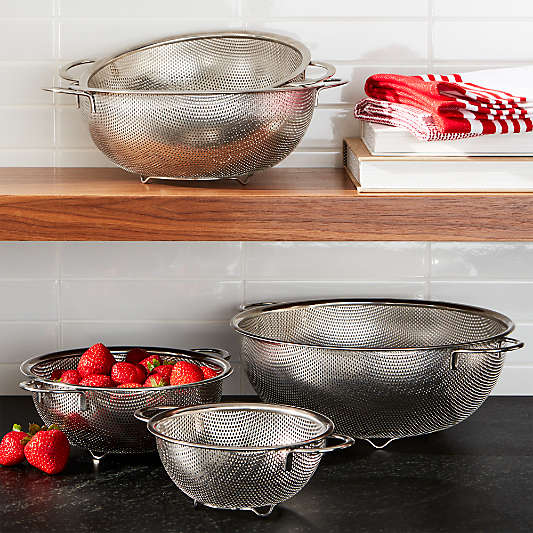 Metal Colanders & Salad Spinners | Crate & Barrel Canada