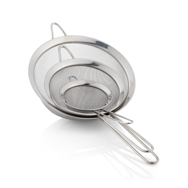 Stainless Steel Strainer-Sifter, Set of 3 - image 3 of 6