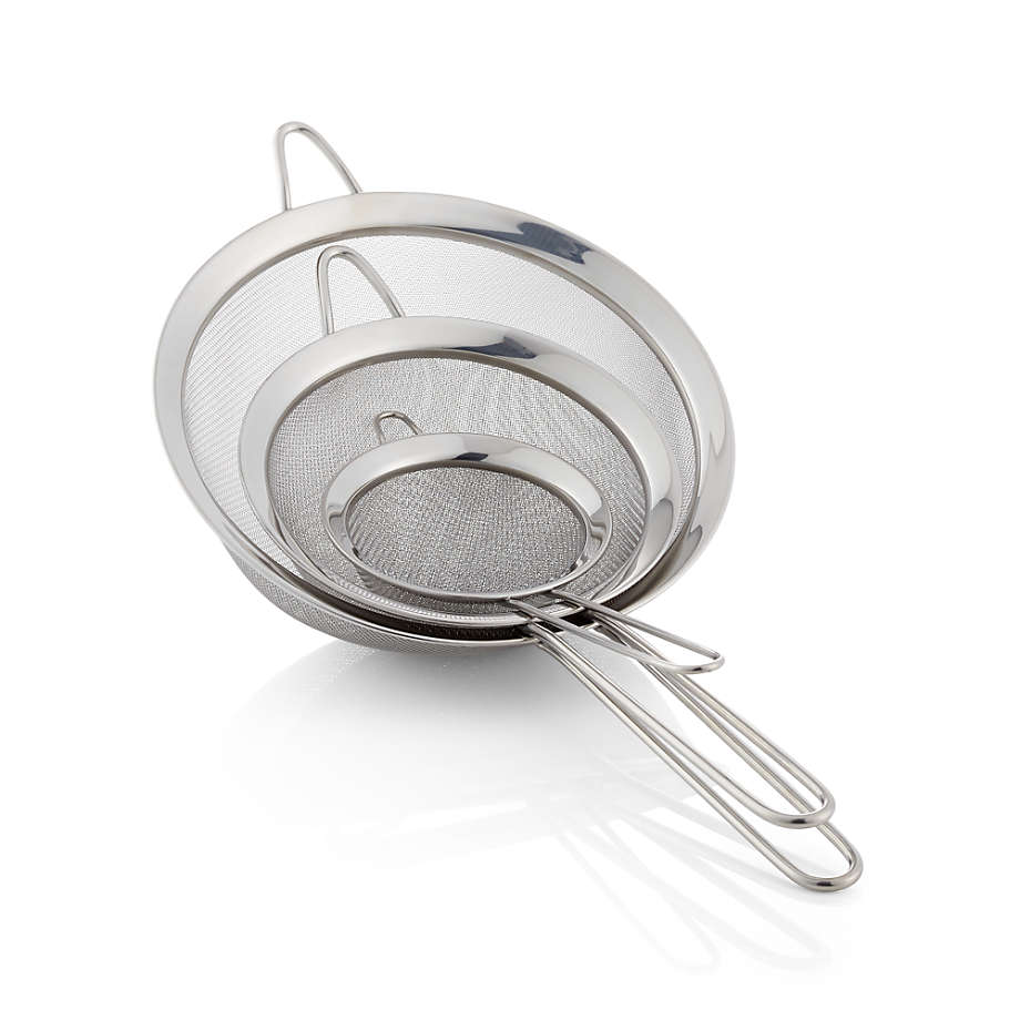 Stainless Steel Strainer-Sifter, Set of 3 + Reviews