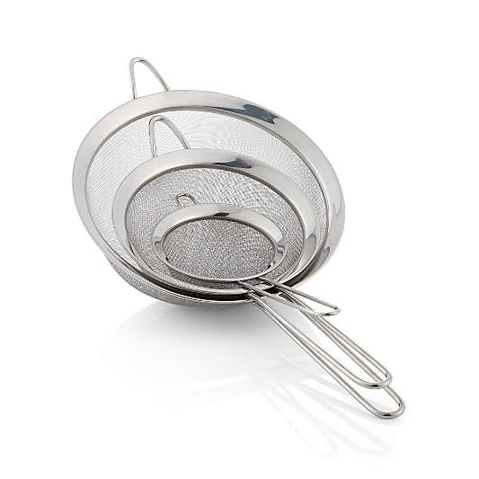 Stainless Steel Strainer-Sifter, Set of 3