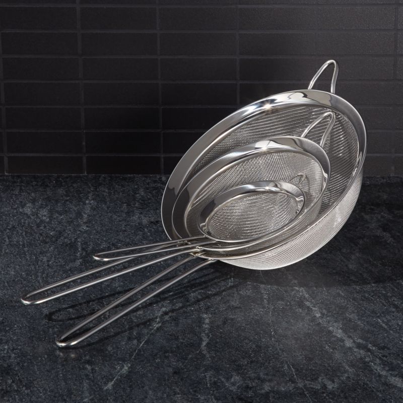 Stainless Steel Strainer-Sifter, Set of 3 - image 2 of 6