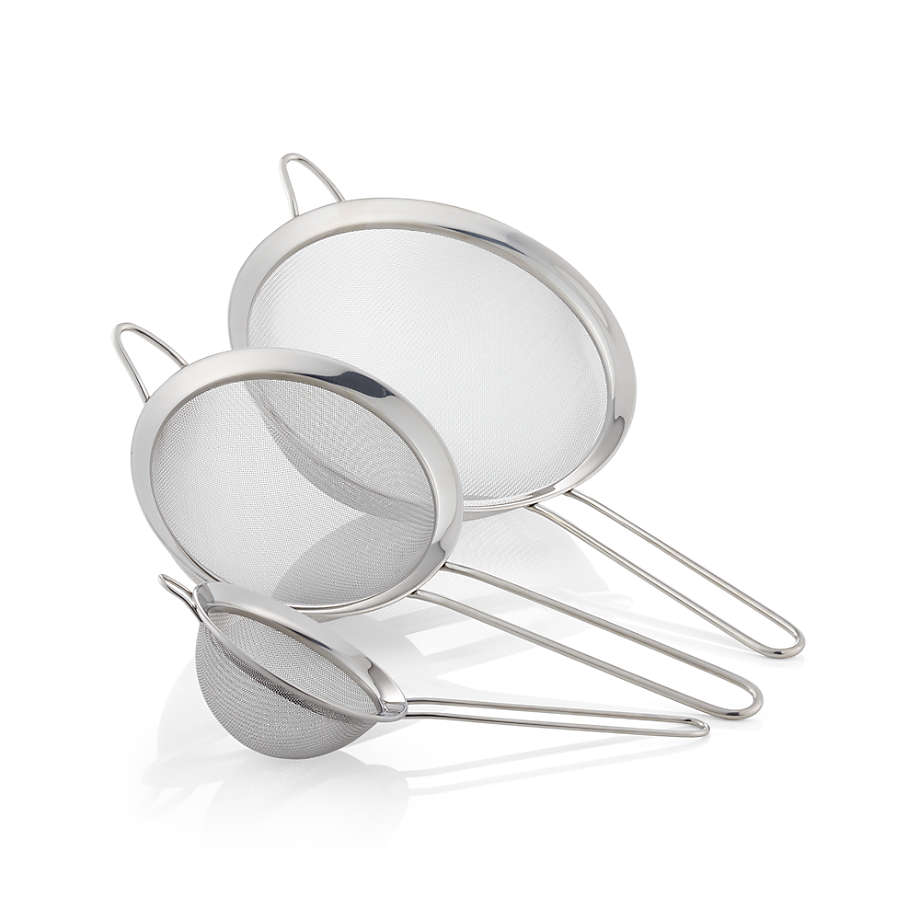 Stainless Steel Strainer-Sifter, Set of 3 + Reviews