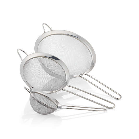 Stainless Steel Strainer-Sifter, Set of 3