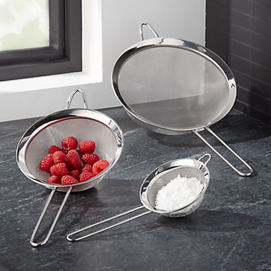 View Stainless Steel Strainer-Sifter, Set of 3 details