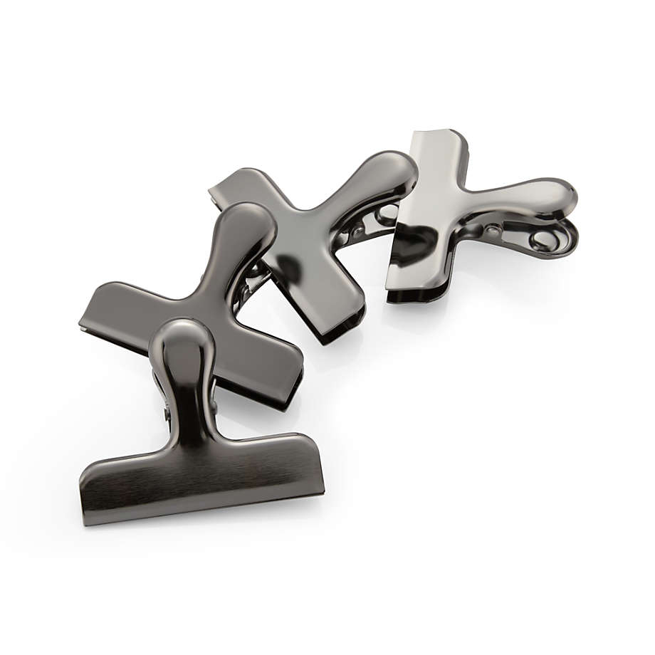 Metal Magnetic Chip Clips, Set of 4 | Crate & Barrel