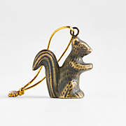 Metal Squirrel Christmas Tree Ornament