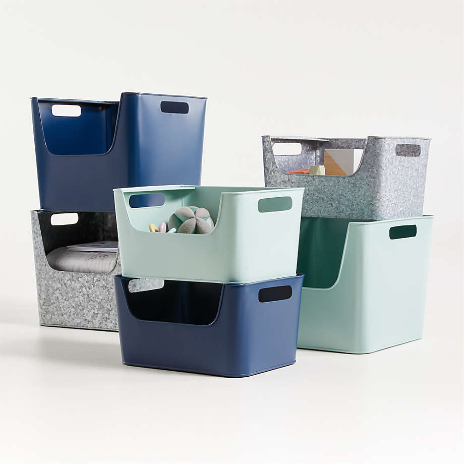 Stacking storage online bins