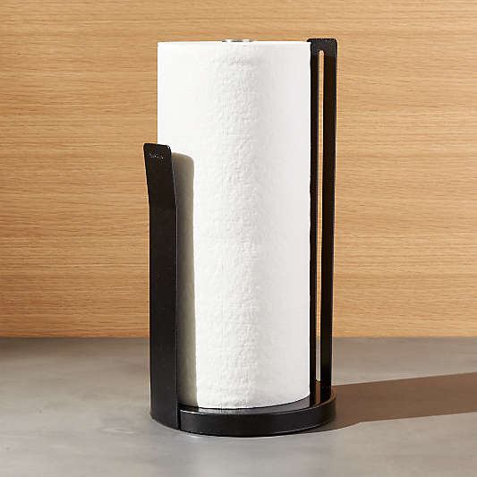 Metro Black Paper Towel Holder