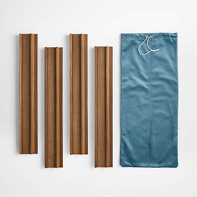 Bam Bird Boutique Walnut Wood Mahjong Racks