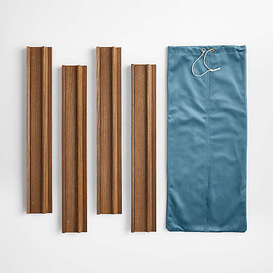 Bam Bird Boutique Walnut Wood Mahjong Racks