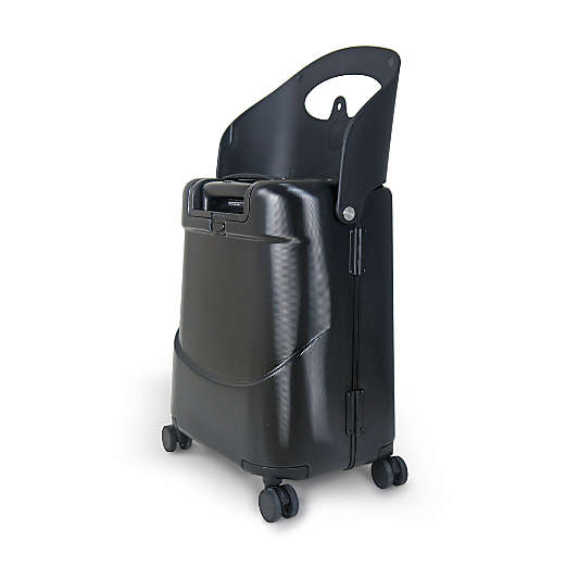 MiaMily 18" Midnight Black Carry-On/Ride-On Suitcase