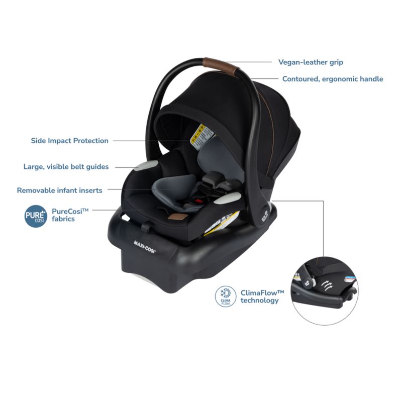 Maxi-Cosi Mico Luxe Midnight Glow Infant Car Seat - image 10 of 11