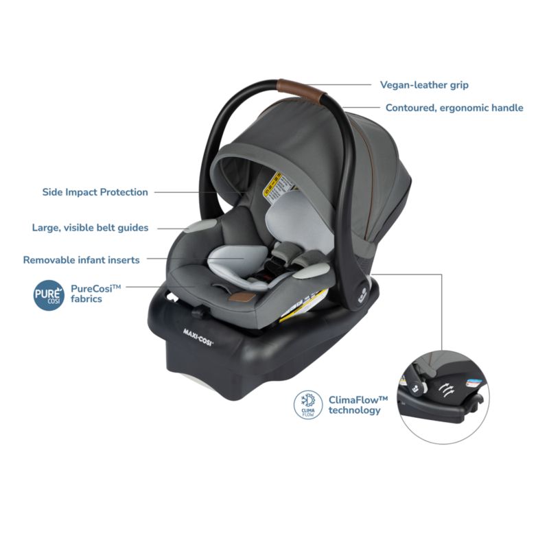 Maxi-Cosi Mico Luxe Stone Glow Infant Car Seat - image 12 of 13