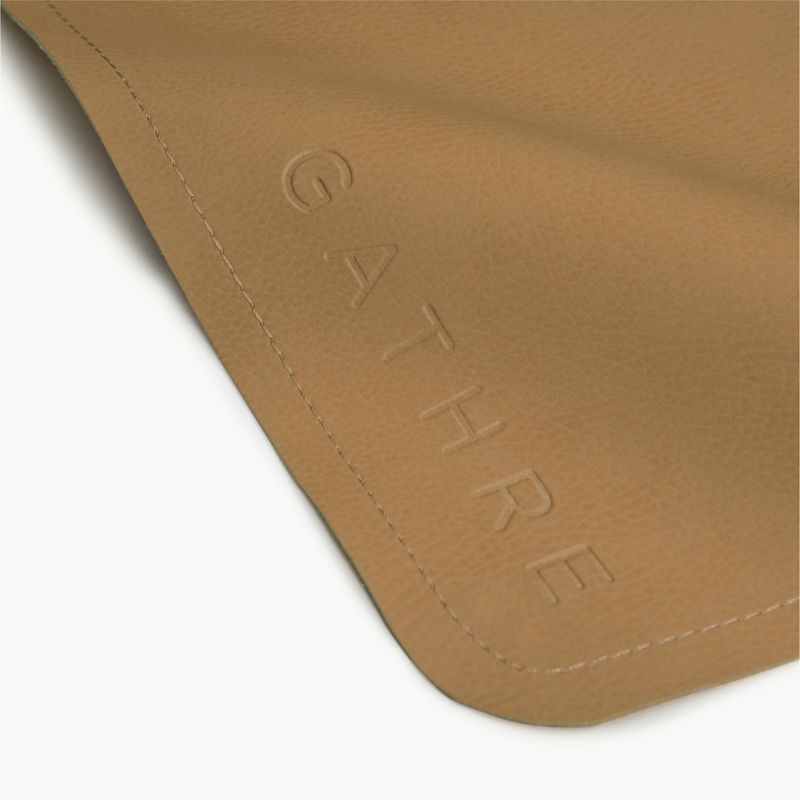 Gathre Micro+ Light Brown Bonded Leather Baby Changing Pad - image 5 of 6