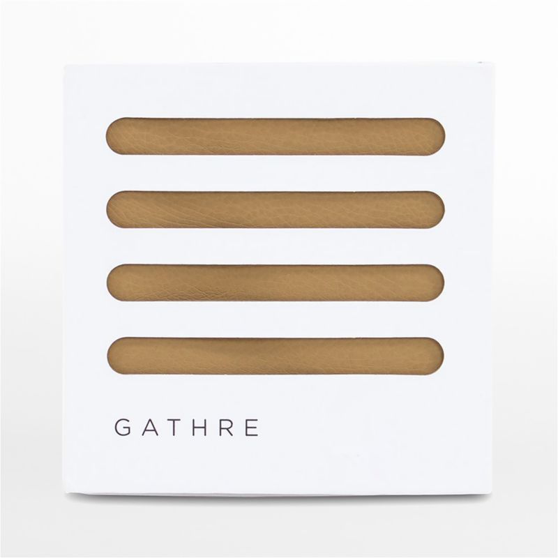 Gathre Micro+ Light Brown Bonded Leather Baby Changing Pad - image 1 of 6