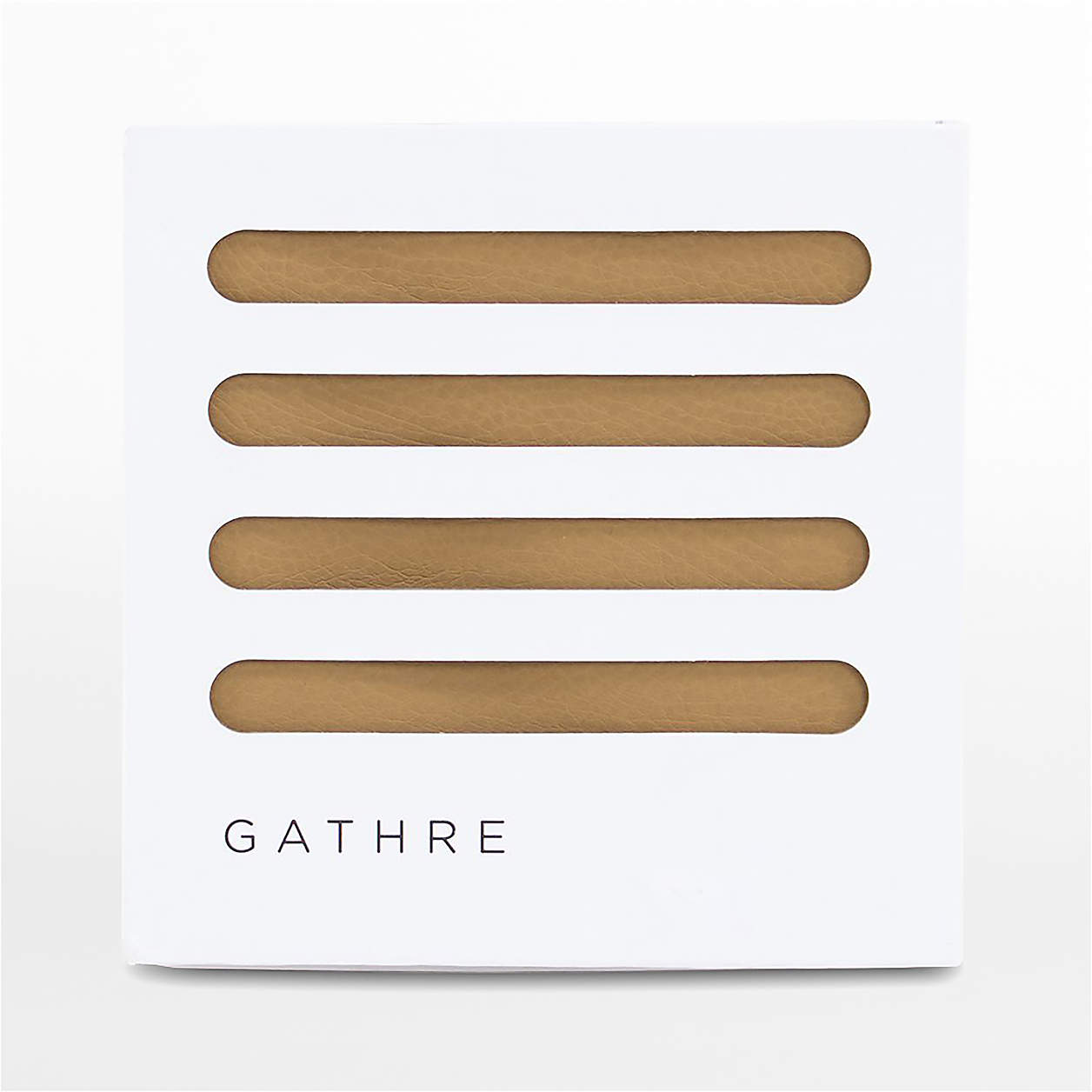 Gathre Micro+ Light Brown Bonded Leather Baby Changing Pad/Playmat