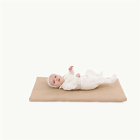 Gathre Padded Micro+ Untanned Light Brown Vegan Leather Baby Changing Pad