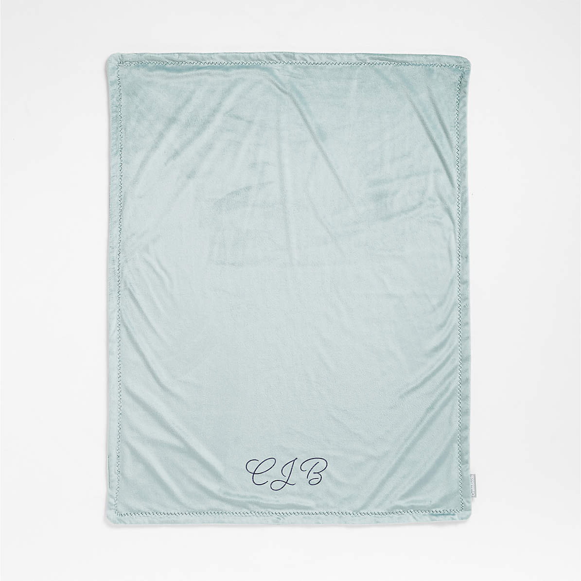 Large Polka Dot Monogram Personalized Stroller Blanket or Baby Blanket Crib 36 x 53