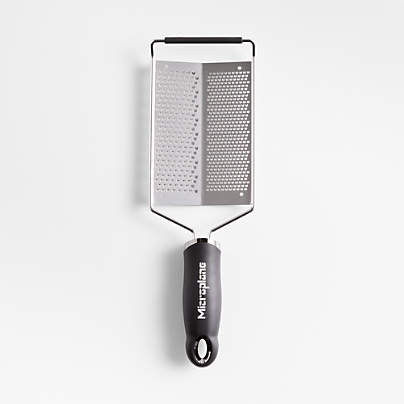  Microplane Elite Five Blade Box Grater with Measuring Cup Base,  Five Grating Surfaces Including Fine, Coarse, Double-Sided Ribbon,  Ultra-Coarse, and Slicer - Black: Home & Kitchen