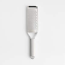 Microplane Professional Best Series Stainless Steel Coarse Grater | Crate & Barrel