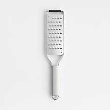 Microplane Professional Best Series Stainless Steel Extra Coarse Grater | Crate & Barrel