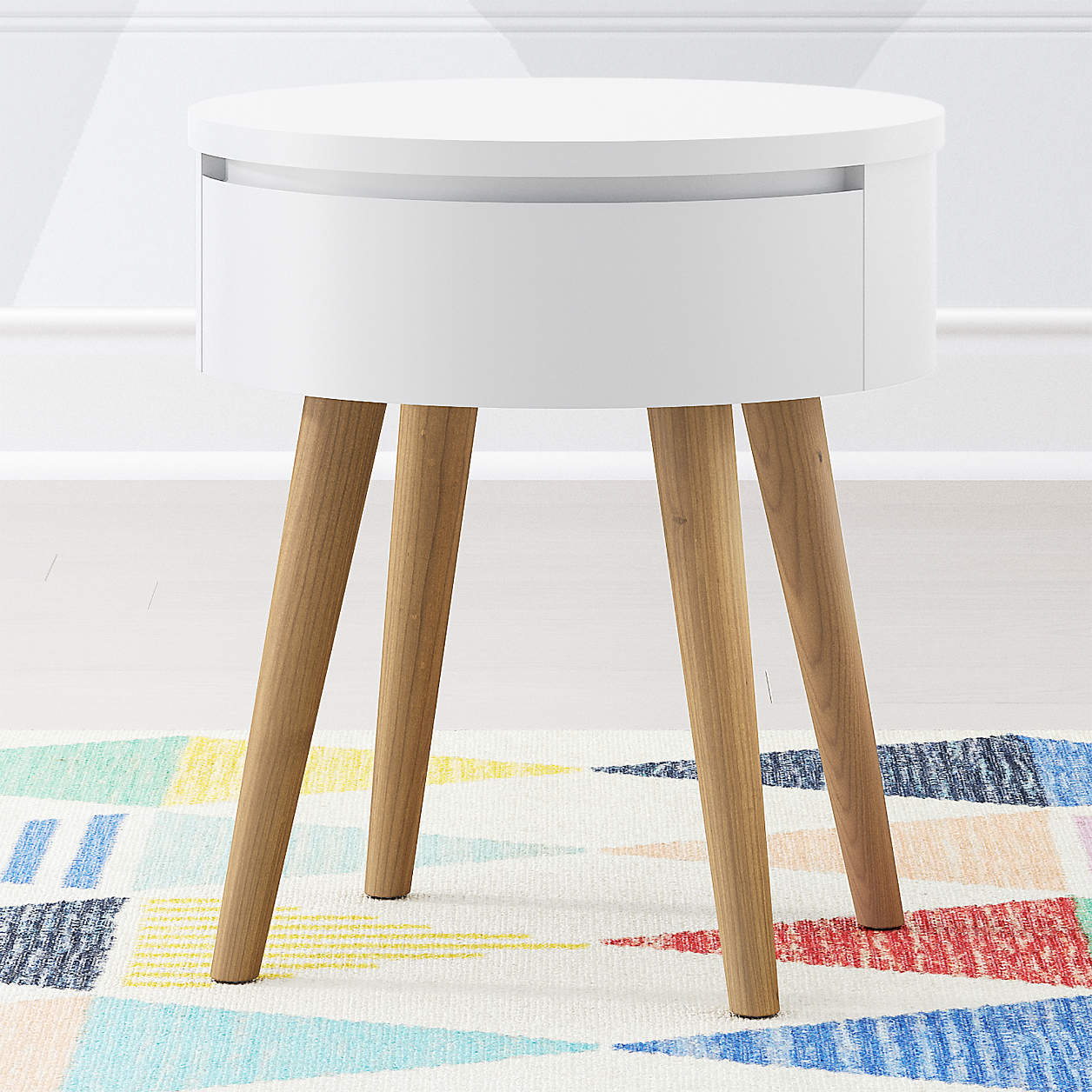 Kids Mid-Century Nightstand