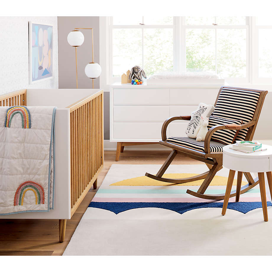 crate barrel rocking chair
