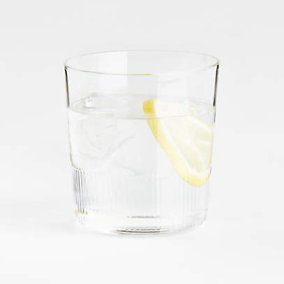 Crate & Barrel Clear Drinking Glasses