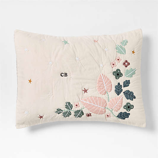 Midnight Moon Organic Cotton Voile Kids Pillow Sham