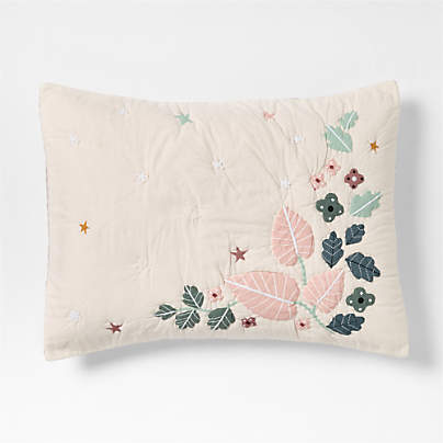 Midnight Moon Organic Cotton Voile Kids Pillow Sham