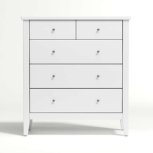 Kids Midway White 5-Drawer Dresser