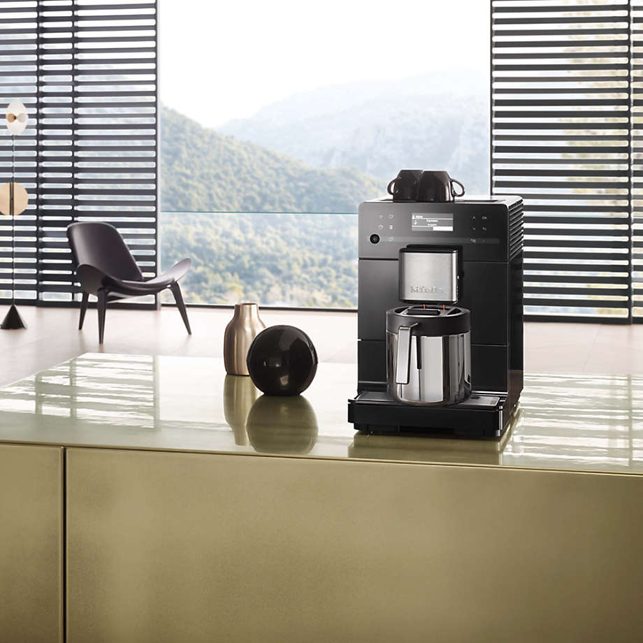 Miele NEW CM 5310 Silence Automatic Coffee Maker & Espresso Machine Combo,1.3  liters, Obsidian Black - Titanis