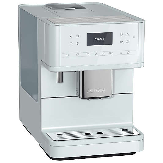 Miele CM6160 White Lotus Countertop Coffee and Espresso Machine with MilkPerfect