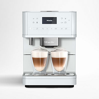 View Miele CM6160 White Lotus Countertop Coffee and Espresso Machine with MilkPerfect details