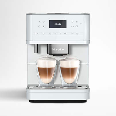 Miele CM6160 White Lotus Countertop Coffee and Espresso Machine with MilkPerfect