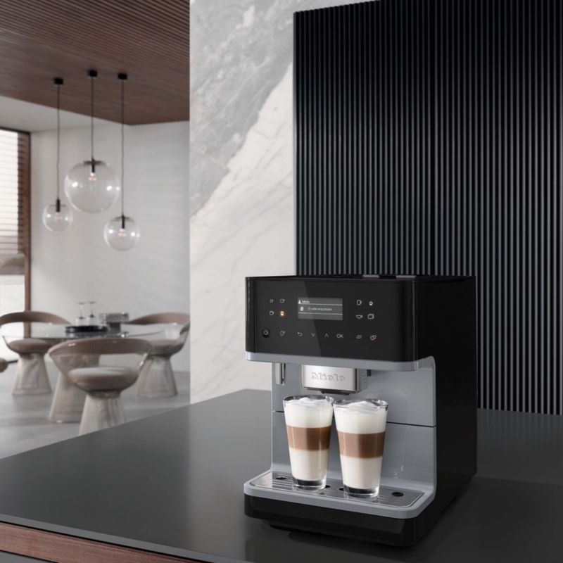 Miele CM6160 Obsidian Black Countertop Coffee and Espresso Machine with MilkPerfect - image 1 of 3