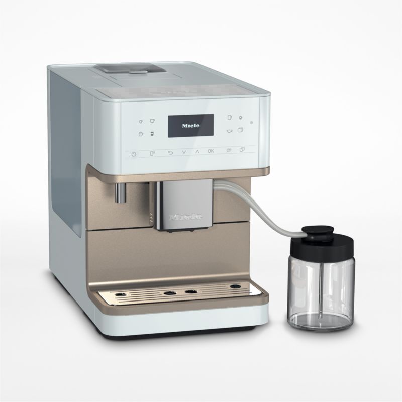 Miele CM6360 Lotus White Countertop Coffee and Espresso Machine with ...
