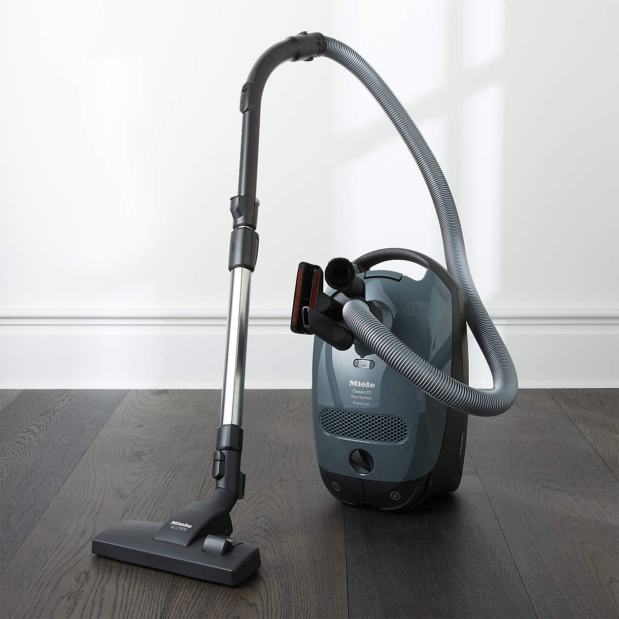 Miele Classic C1 Pure Suction Graphite Grey Canister Vacuum Cleaner ...
