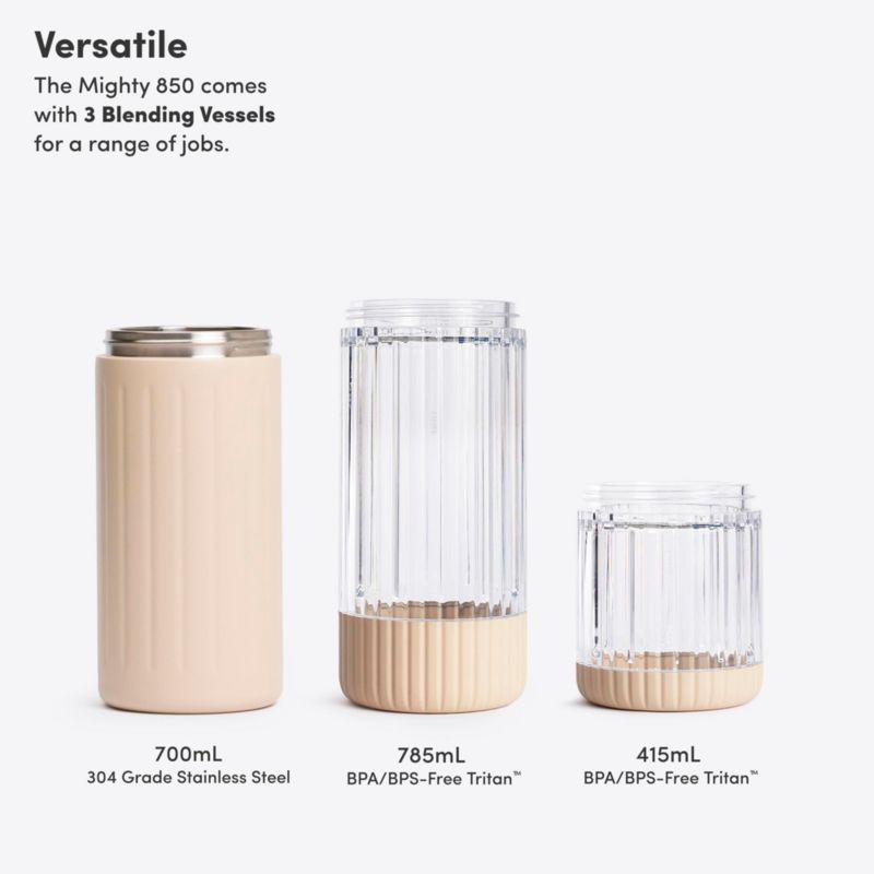 Beast ® Blender Mighty Plus 850 Stainless Steel in Sand - image 4 of 8